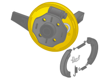 ブレーキ・ドラム
ブレーキ・シュー